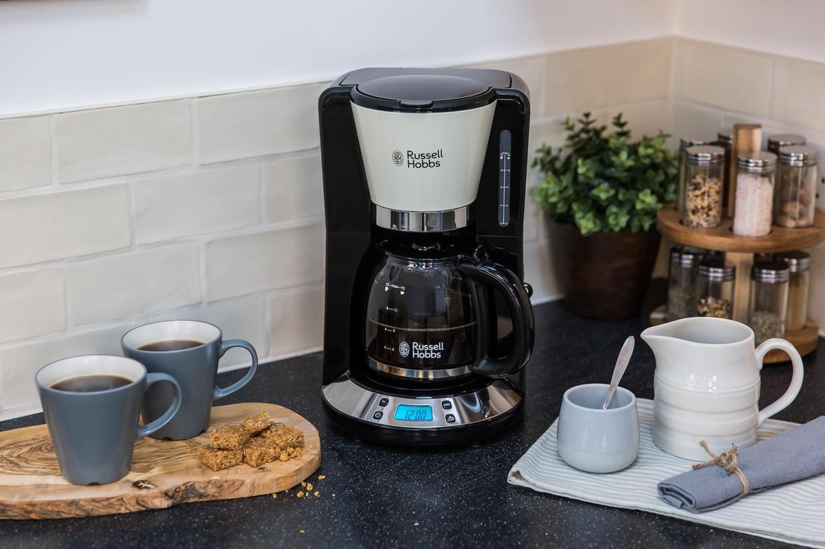 Russell Hobbs koffiezetapparaat Colours Plus 24033-56 (Creme) - Zwart
