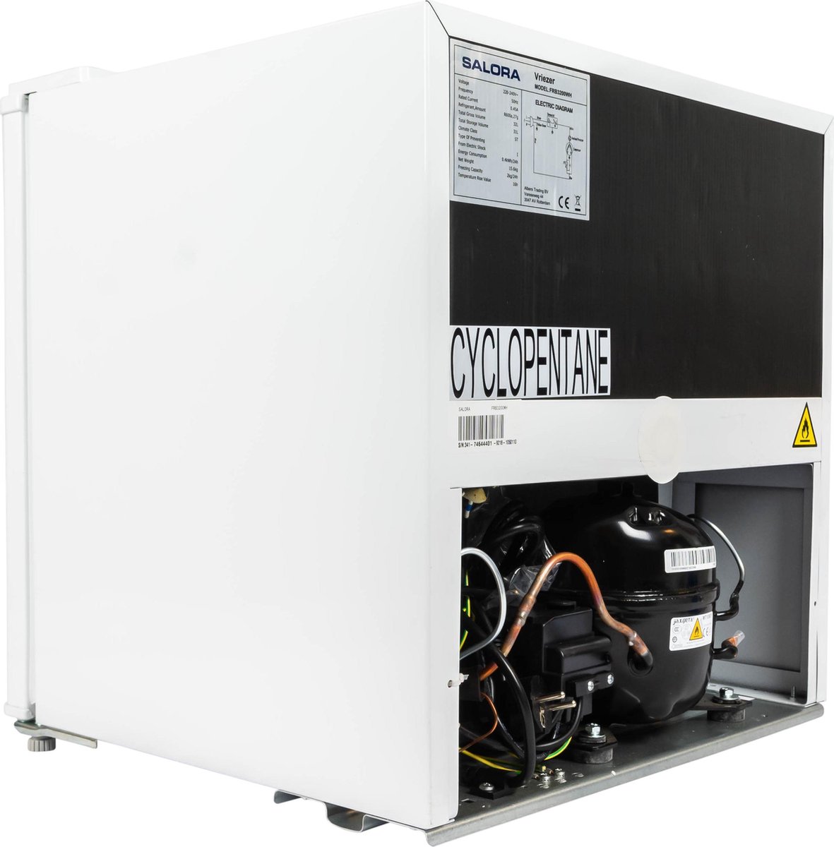 Salora mini vriezer FRB3200WH