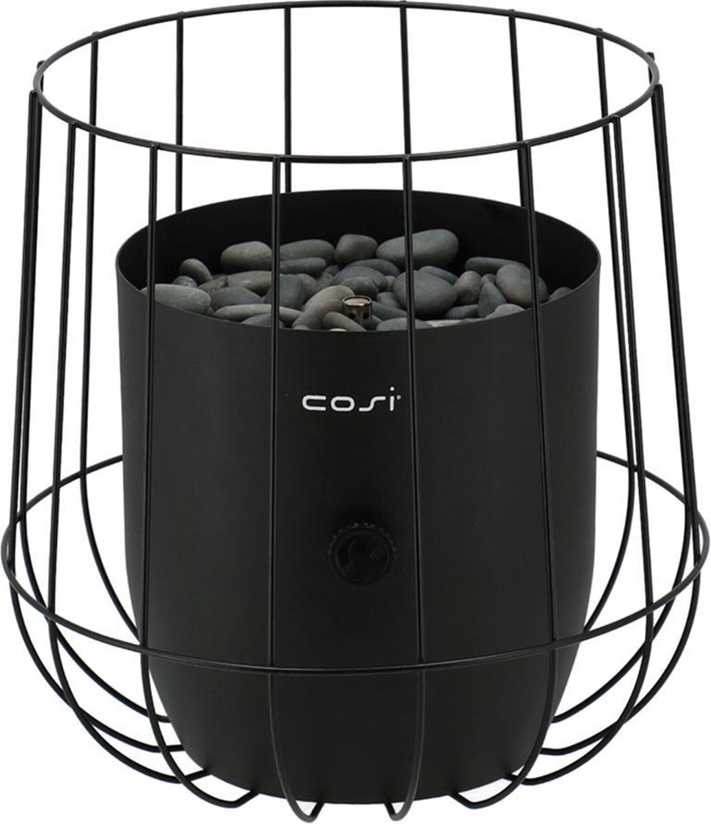 Cosi Fires Cosiscoop Basket Gaslantaarn - Zwart