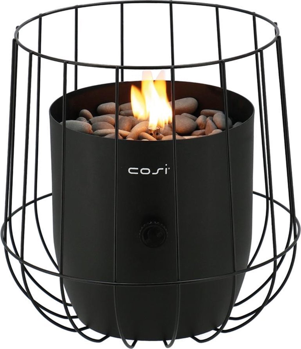 Cosi Fires Cosiscoop Basket Gaslantaarn - Zwart