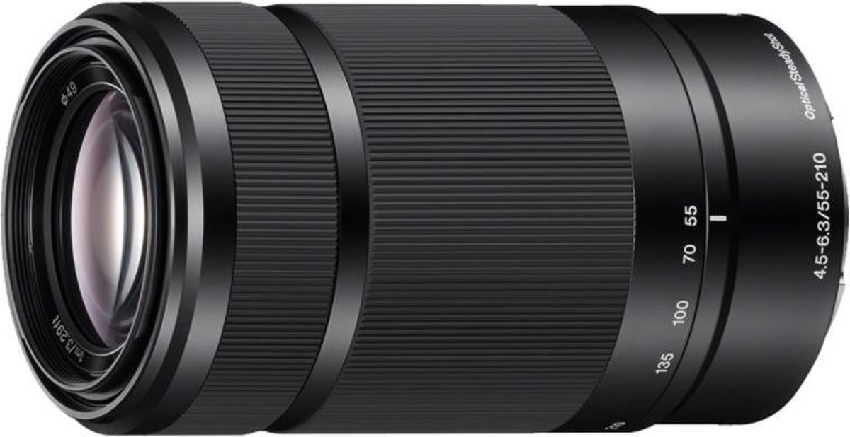 Sony E 55-210mm f/4.5-6.3 OSS - Zwart