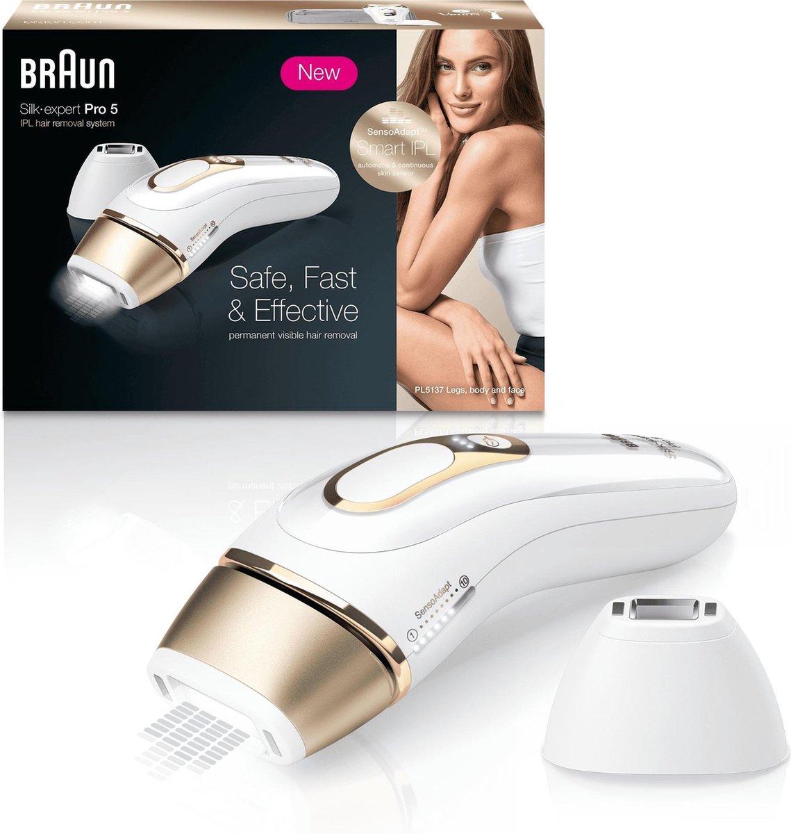 Braun lichtontharingsapparaat Silk-expert Pro 5 PL5117
