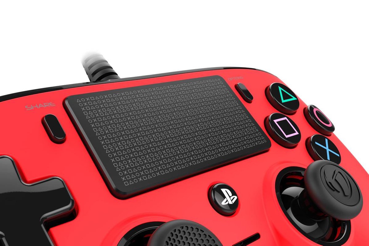 NACON Bedrade Controller PS4 - Rood