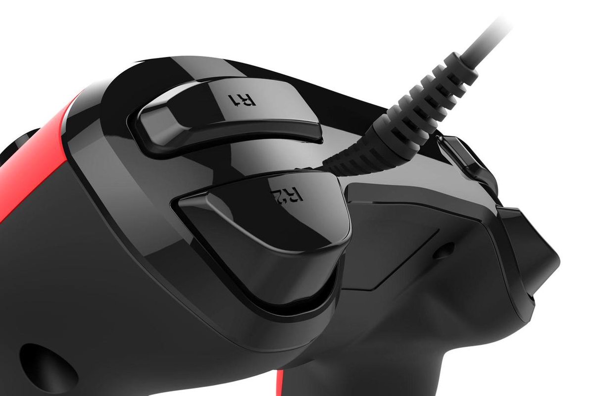 NACON Bedrade Controller PS4 - Rood