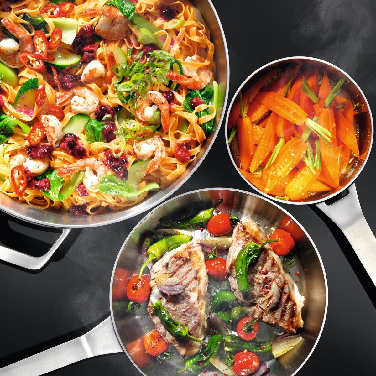 AEG inductie kookplaat IKB64431FB - Zwart