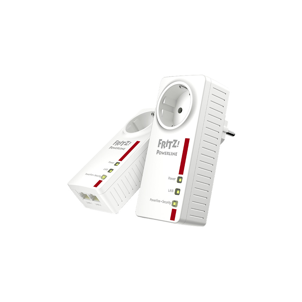 AVM FRITZ!Powerline 1220E Set International Geen WiFi 1200 Mbps 2 adapters