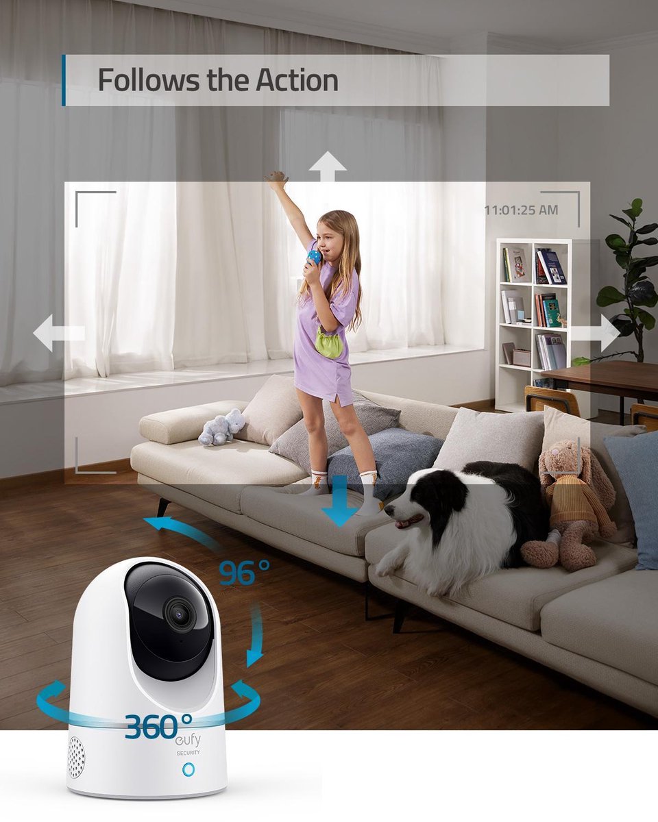 Eufy by Anker Indoor Cam 2K Pan & Tilt