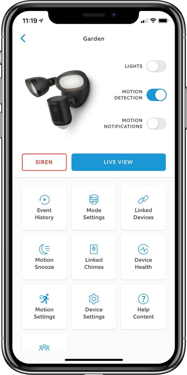 Ring Floodlight Cam Wired Pro - Zwart