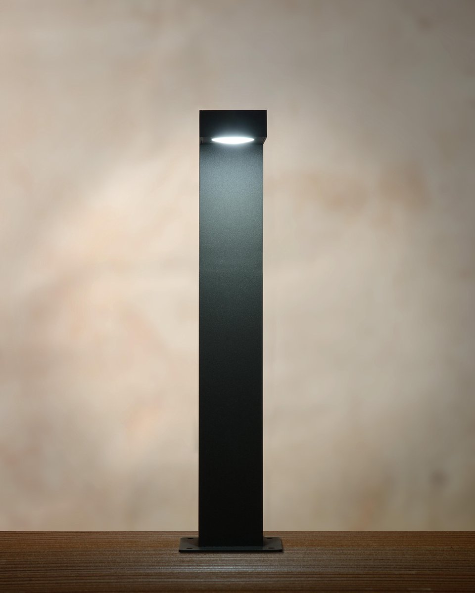 Lucide Texas Tuinpaal 40 cm LED - - Zwart