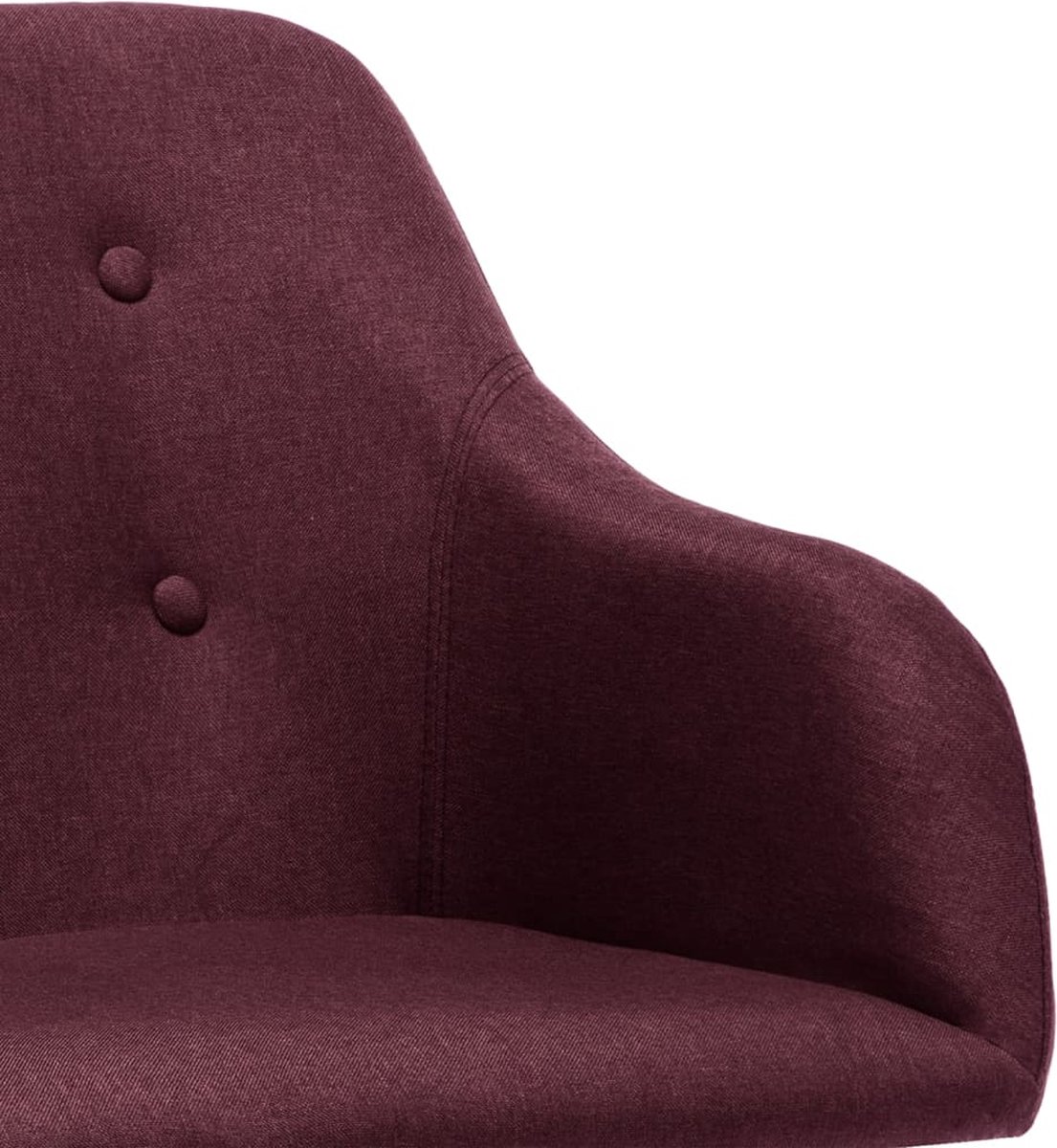 Vidaxl Schommelstoel Stof - Paars