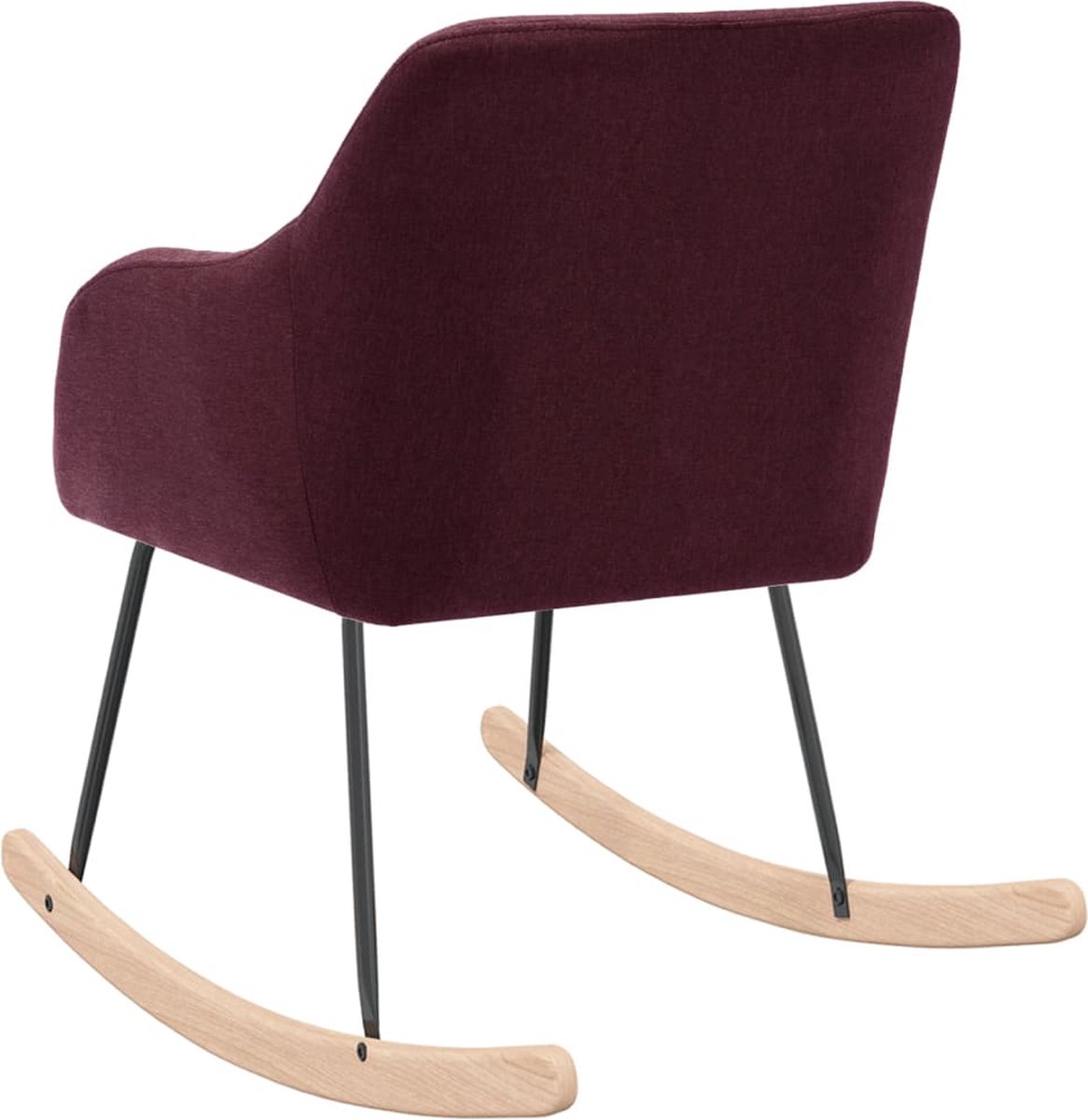 Vidaxl Schommelstoel Stof - Paars