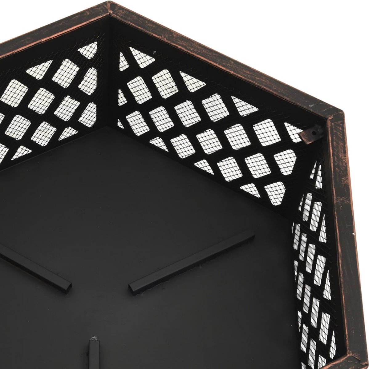 Vidaxl Vuurplaats Met Pook Xxl 62x54x56 Cm Staal - Zwart