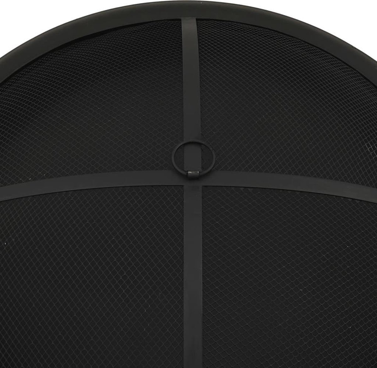 Vidaxl Vuurplaats Met Pook Xxl 75 Cm Staal - Zwart