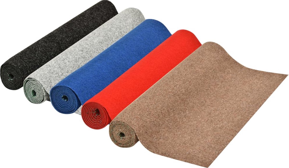 Vidaxl Kunstgras Met Noppen 5x1 M Antraciet