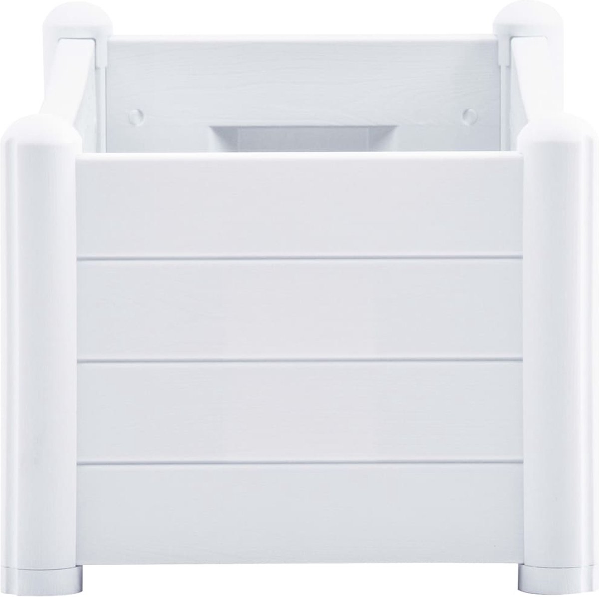 Vidaxl Plantenbak Verhoogd 100x43x35 Cm Pp - Wit
