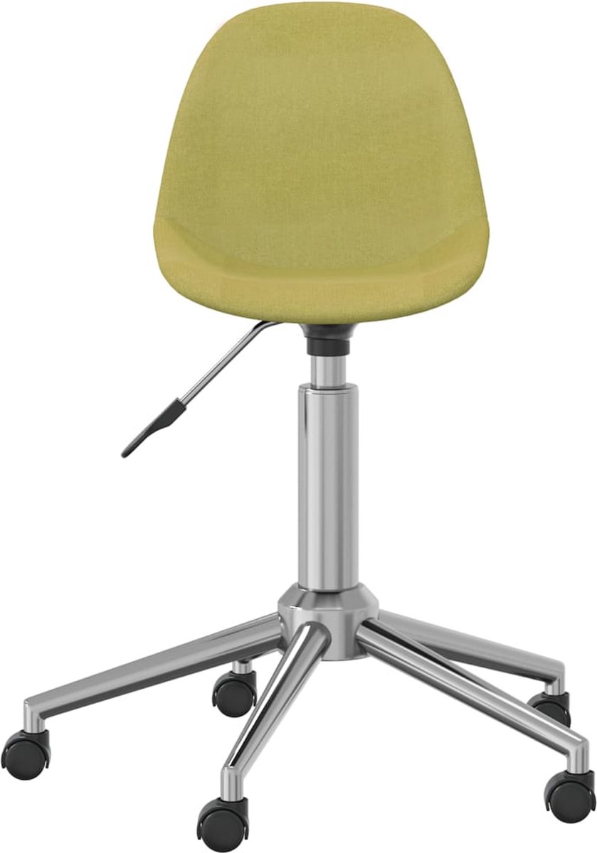 Vidaxl Eetkamerstoelen Draaibaar 4 St Stof - Groen