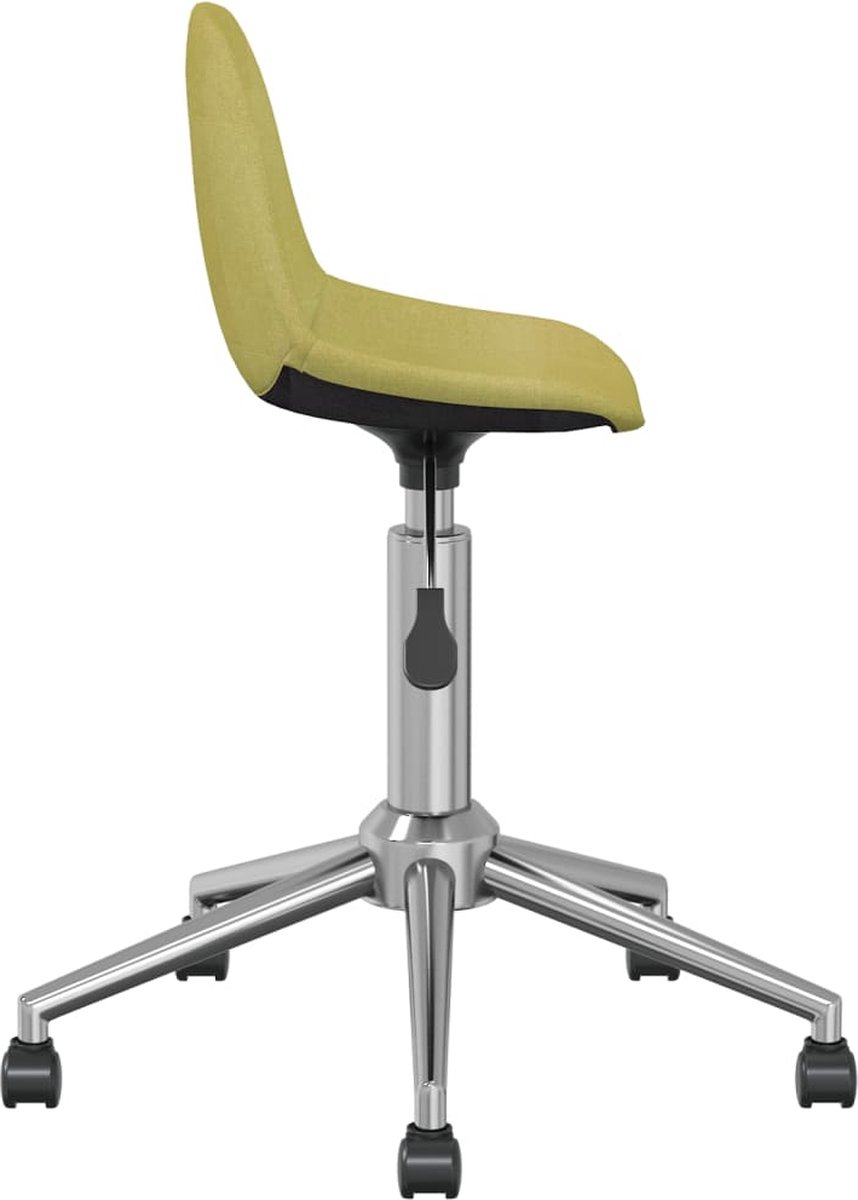 Vidaxl Eetkamerstoelen Draaibaar 4 St Stof - Groen