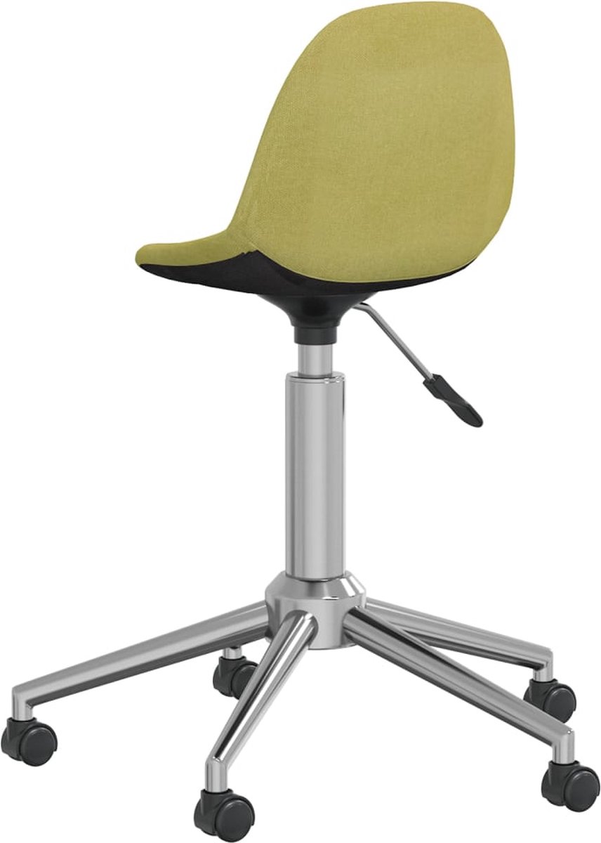Vidaxl Eetkamerstoelen Draaibaar 4 St Stof - Groen