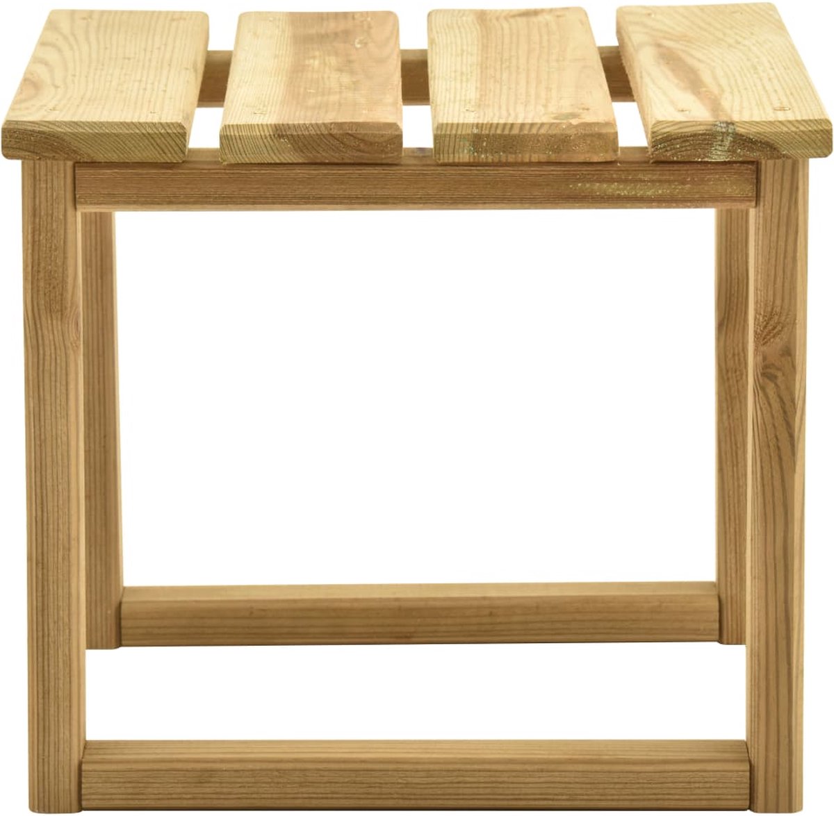 Vidaxl Bijzettafel Voor Ligbed 30x30x26 Cm Geïmpregneerd Grenenhout - Groen