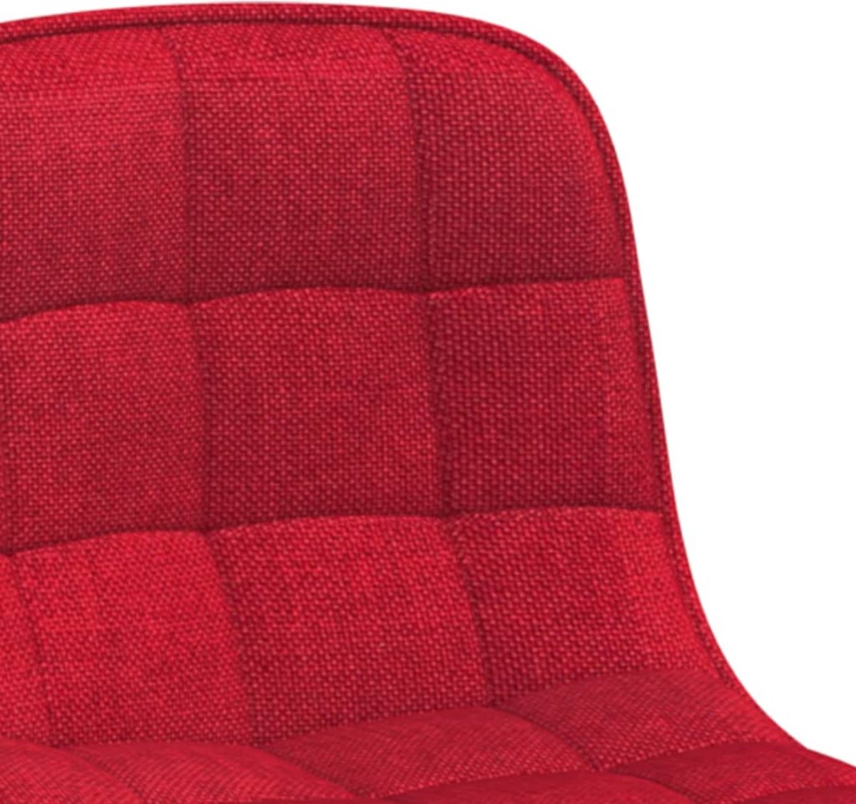 Vidaxl Eetkamerstoelen Draaibaar 4 St Stof Wijn - Rood