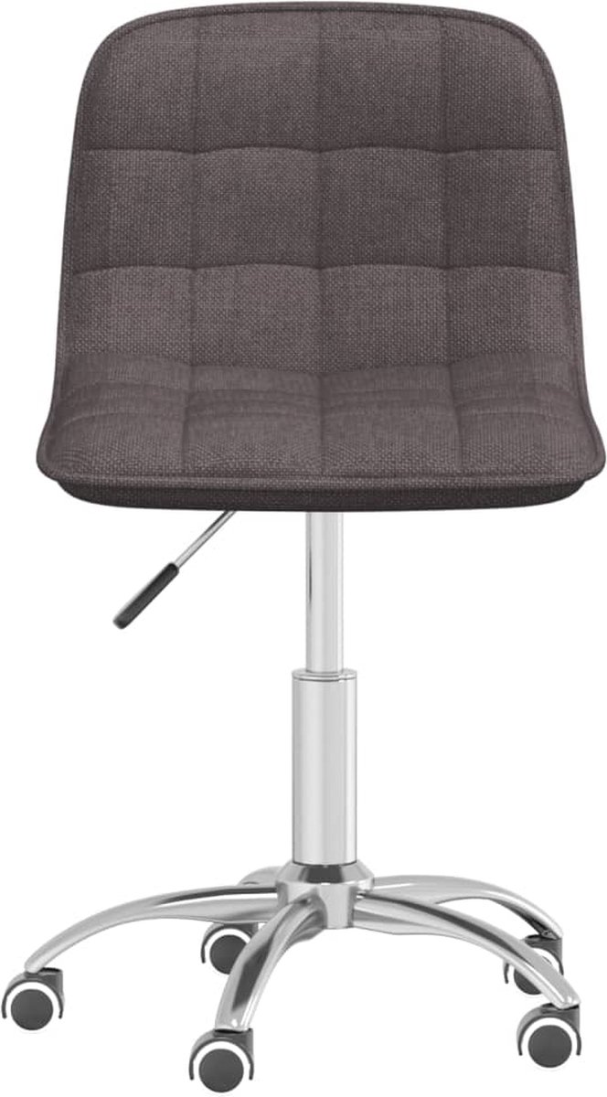 Vidaxl Eetkamerstoelen Draaibaar 4 St Stof Taupe
