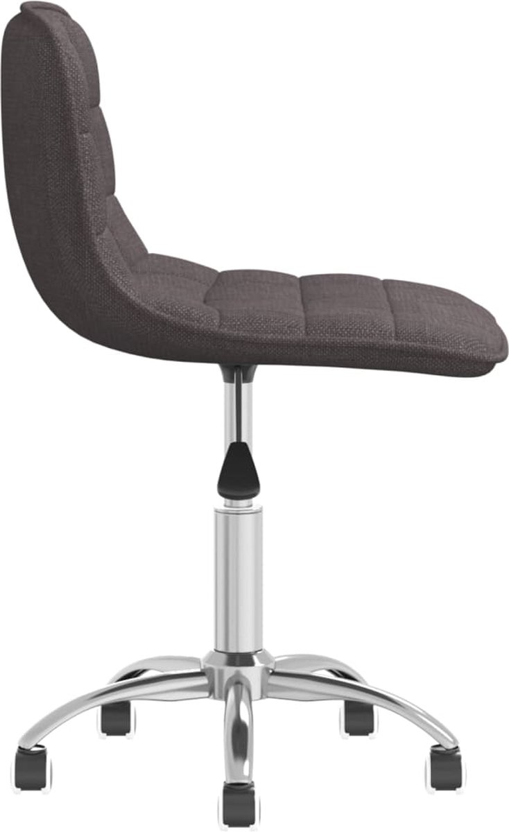 Vidaxl Eetkamerstoelen Draaibaar 4 St Stof Taupe