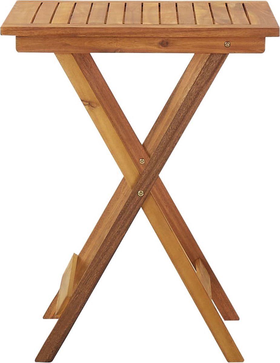 Vidaxl 3-delige Tuinset Inklapbaar Massief Acaciahout - Bruin