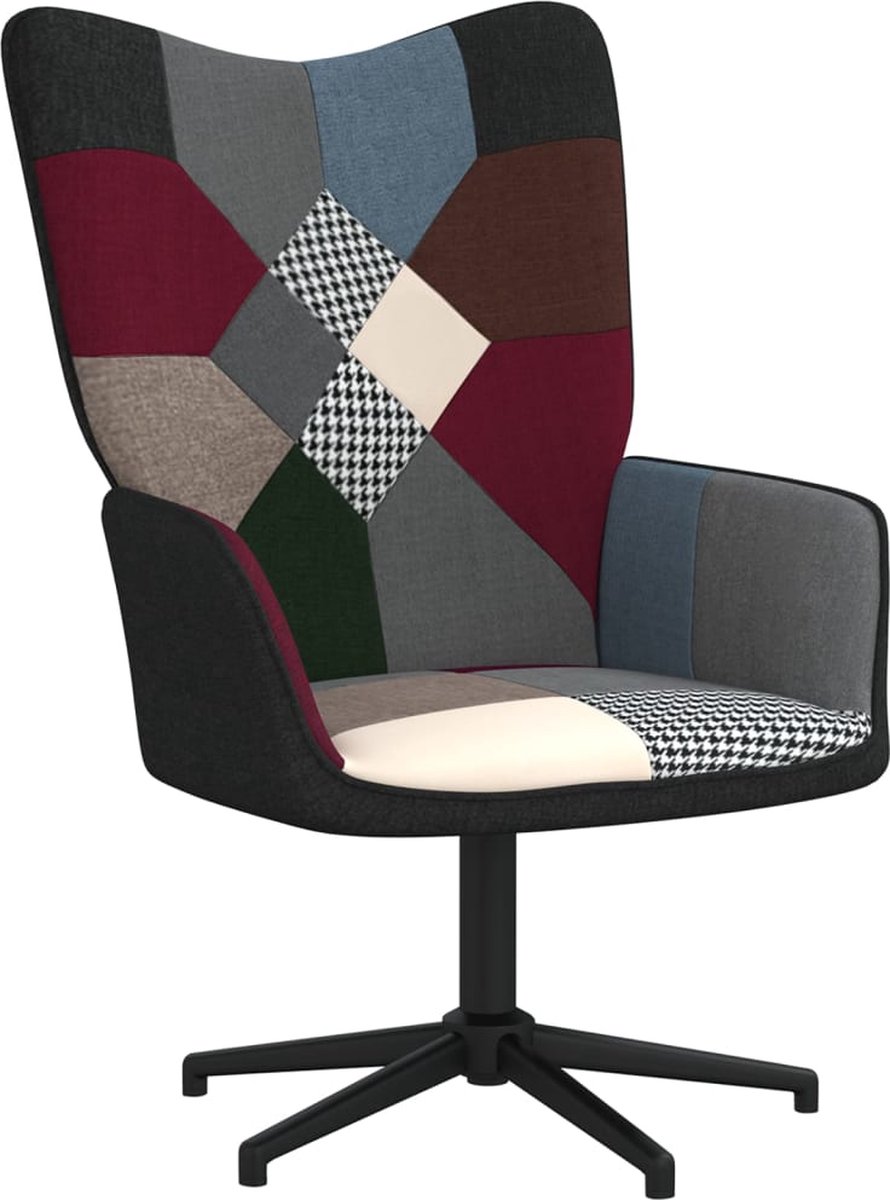 Vidaxl Relaxstoel Patchwork Stof