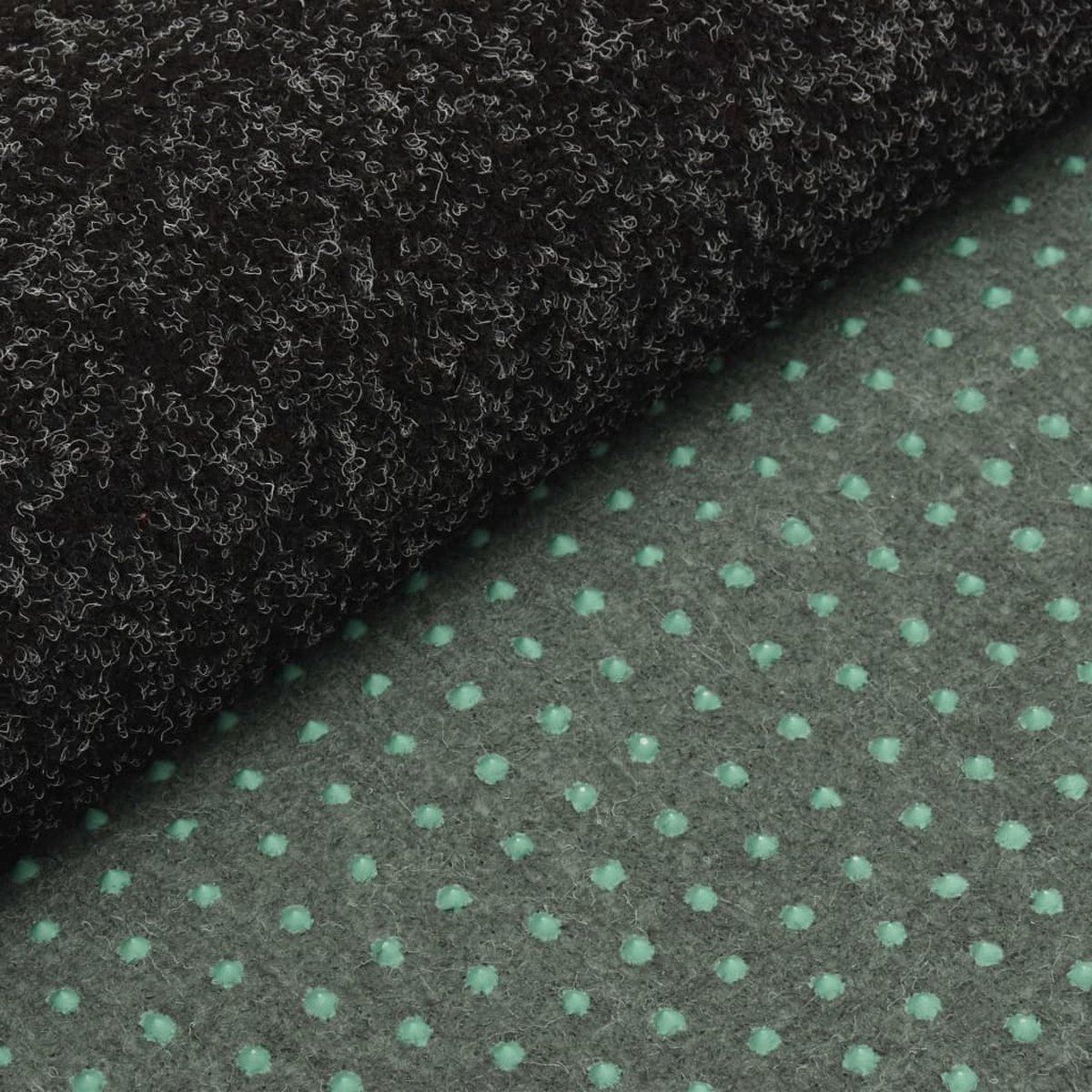 Vidaxl Kunstgras Met Noppen 3x1 M Antracietkleurig