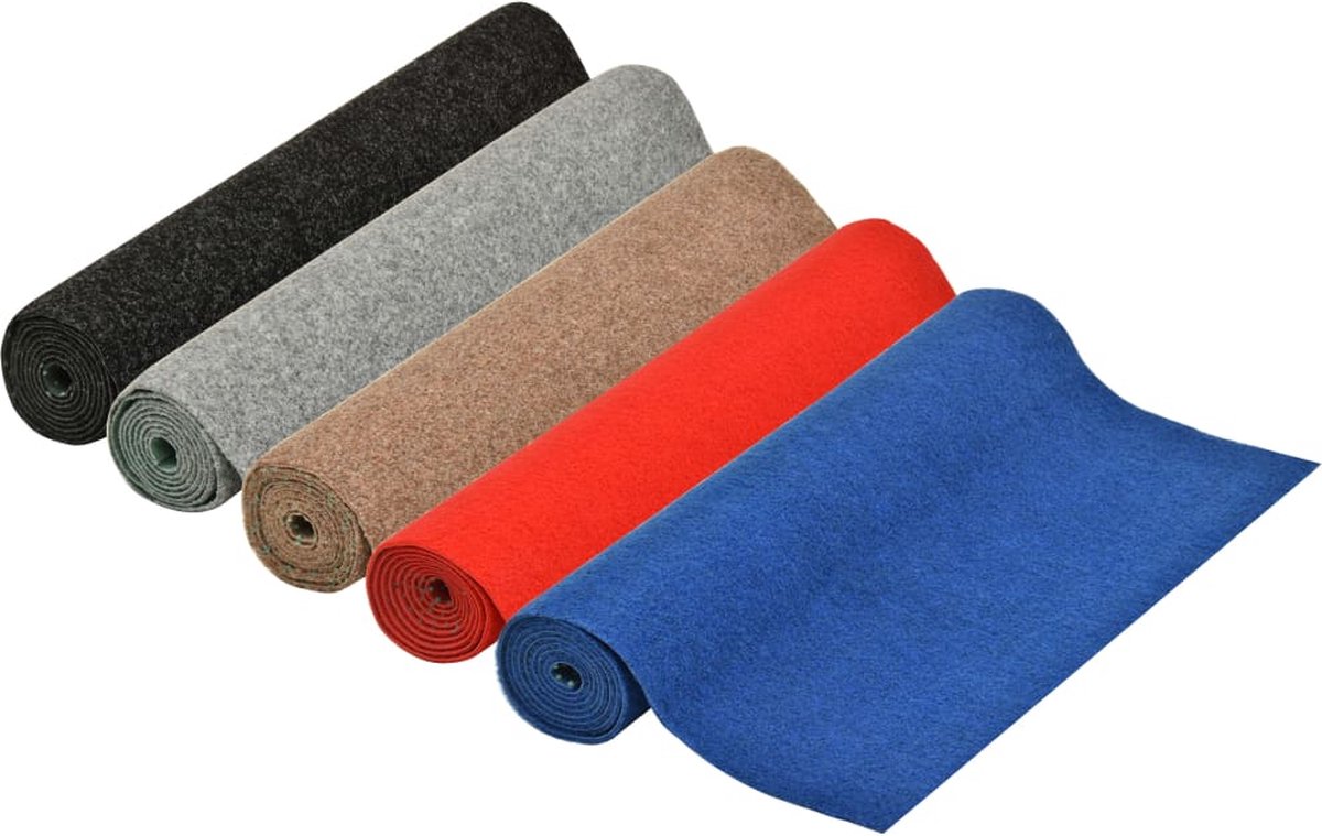 Vidaxl Kunstgras Met Noppen 3x1 M Antracietkleurig