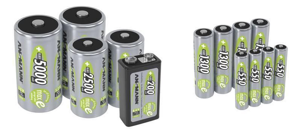 Ansmann Oplaadbare Batterijen Nimh 2500 Mah 2 St 5030912