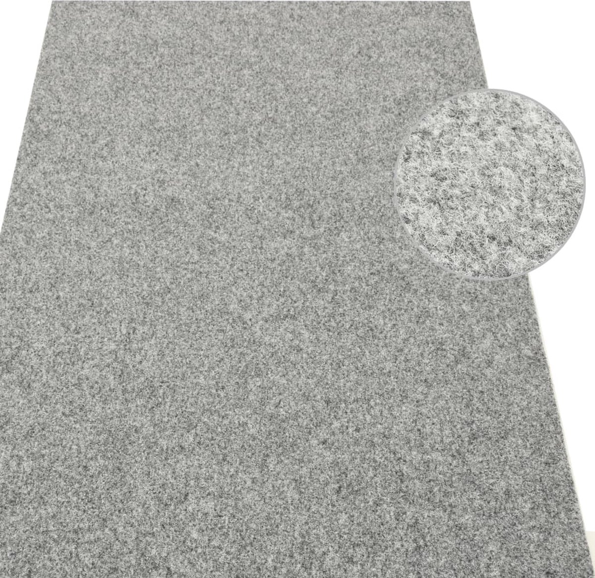 Vidaxl Kunstgras Met Noppen 20x1,33 M - Grijs