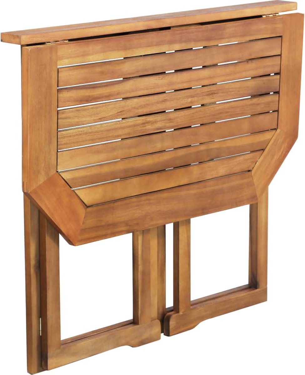 Vidaxl 4-delige Bistroset Massief Acaciahout - Bruin