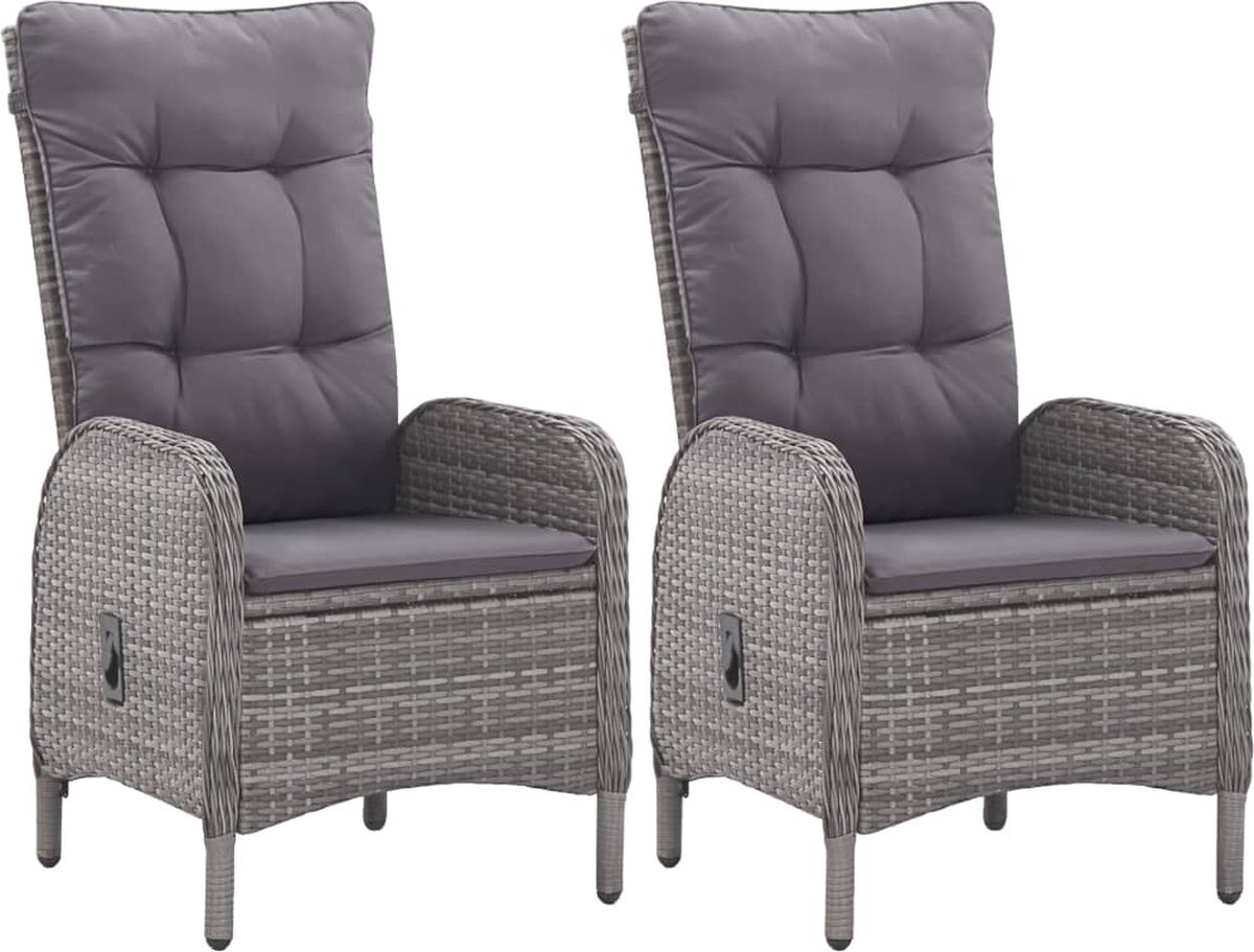 Vidaxl 3-delige Tuinset - Grijs