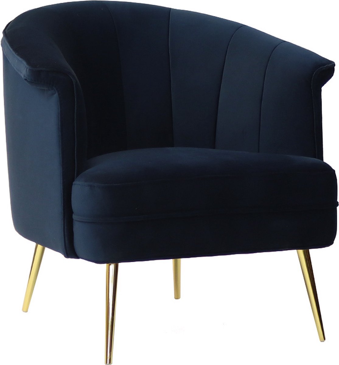 Bronx71 Stoel Babykamer Amy Velvet - Blauw