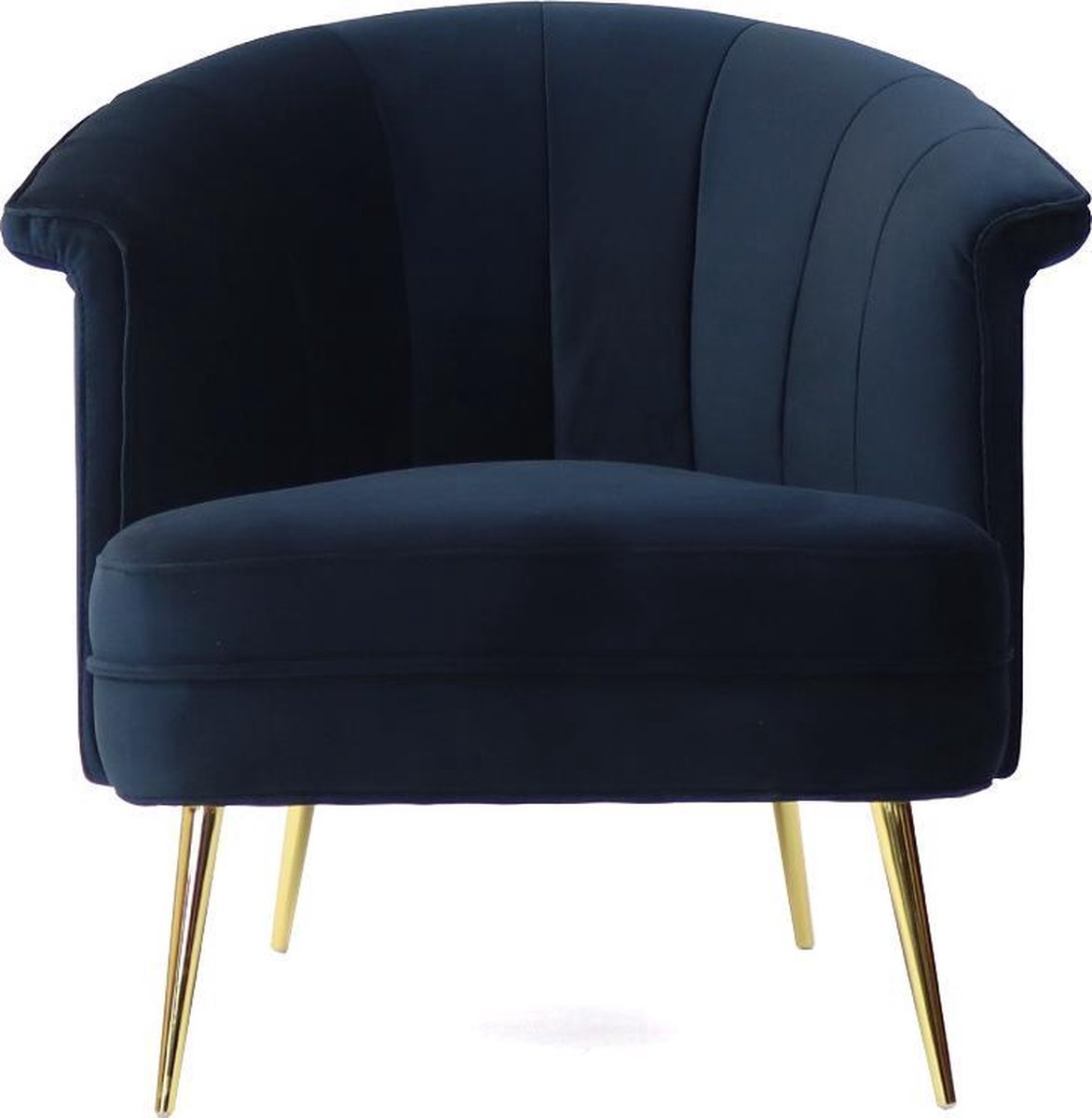 Bronx71 Stoel Babykamer Amy Velvet - Blauw