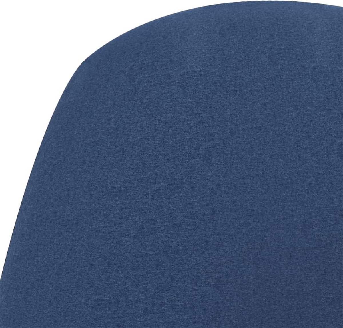 Vidaxl Eetkamerstoelen 2 St Stof - Blauw