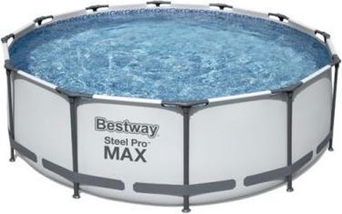 Bestway Steel Pro Max Zwembad - Ø 366 x 100 cm - Blauw