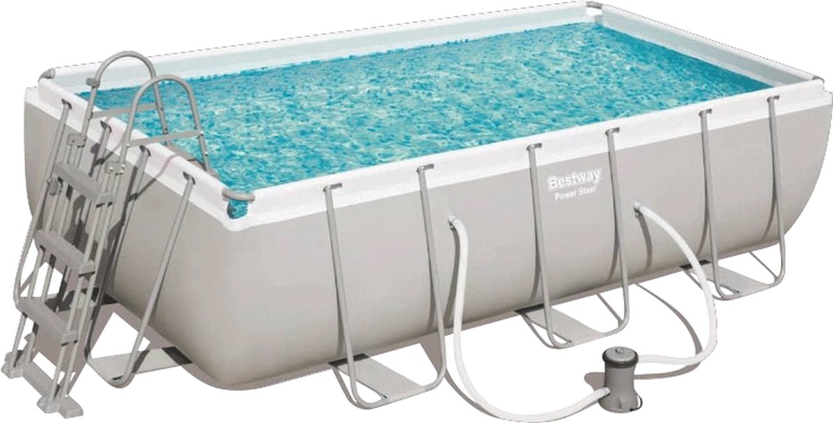 Bestway Zwembad Power Steel Set Rechthoek 412 - 412 x 201 x 122 cm