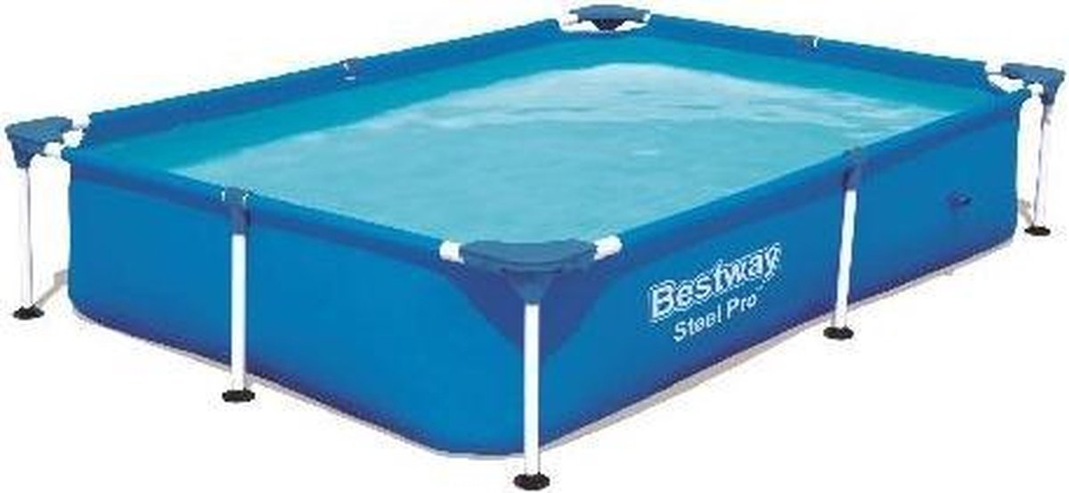Bestway Zwembad Steel Pro Rechthoek 211 - 211 x 150 x 43 cm - Blauw