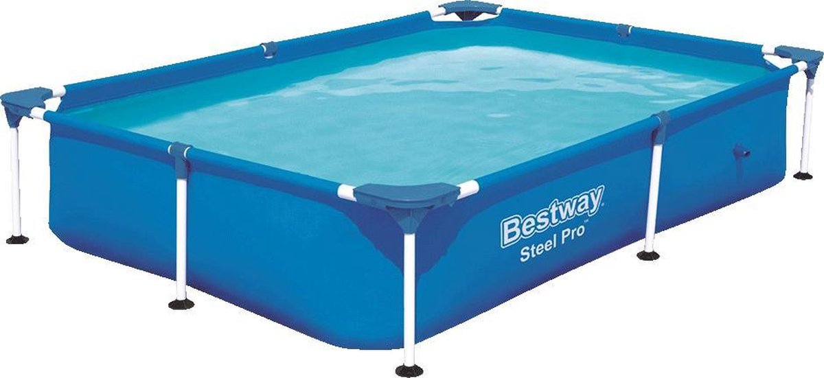 Bestway Zwembad Steel Pro Rechthoek 211 - 211 x 150 x 43 cm - Blauw