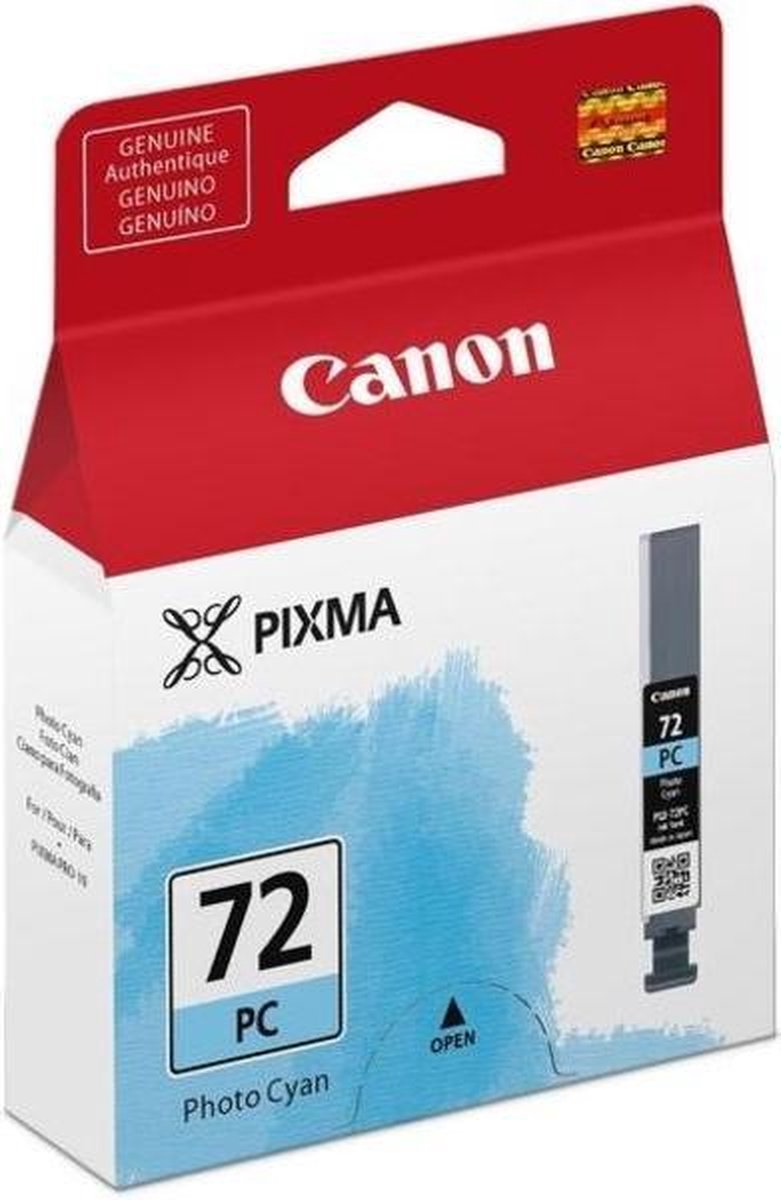 Canon PGI-72 PC Origineel Foto cyaan 1 stuk(s) - Blauw