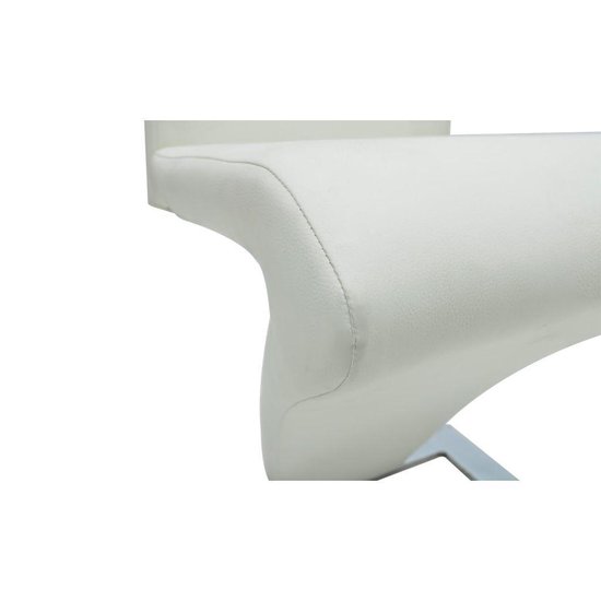 Vidaxl Eetkamerstoelen 4 St Kunstleer - Wit