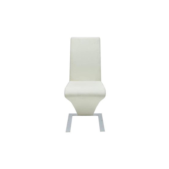 Vidaxl Eetkamerstoelen 4 St Kunstleer - Wit