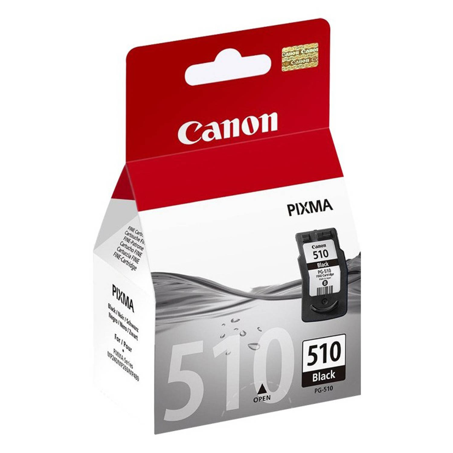 Canon Cartucho PG-510 Pixma MP240/250/260/480 - - Zwart