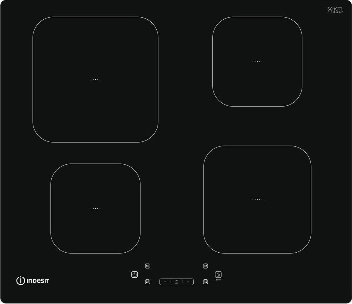 Indesit inductie kookplaat IS 83Q60 NE - Zwart