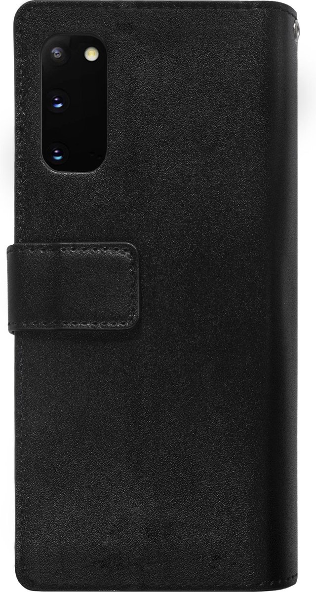 Bmax Zipper + 10 Card Slots Wallet Leather Case Samsung Galaxy S20 - Black/ - Zwart