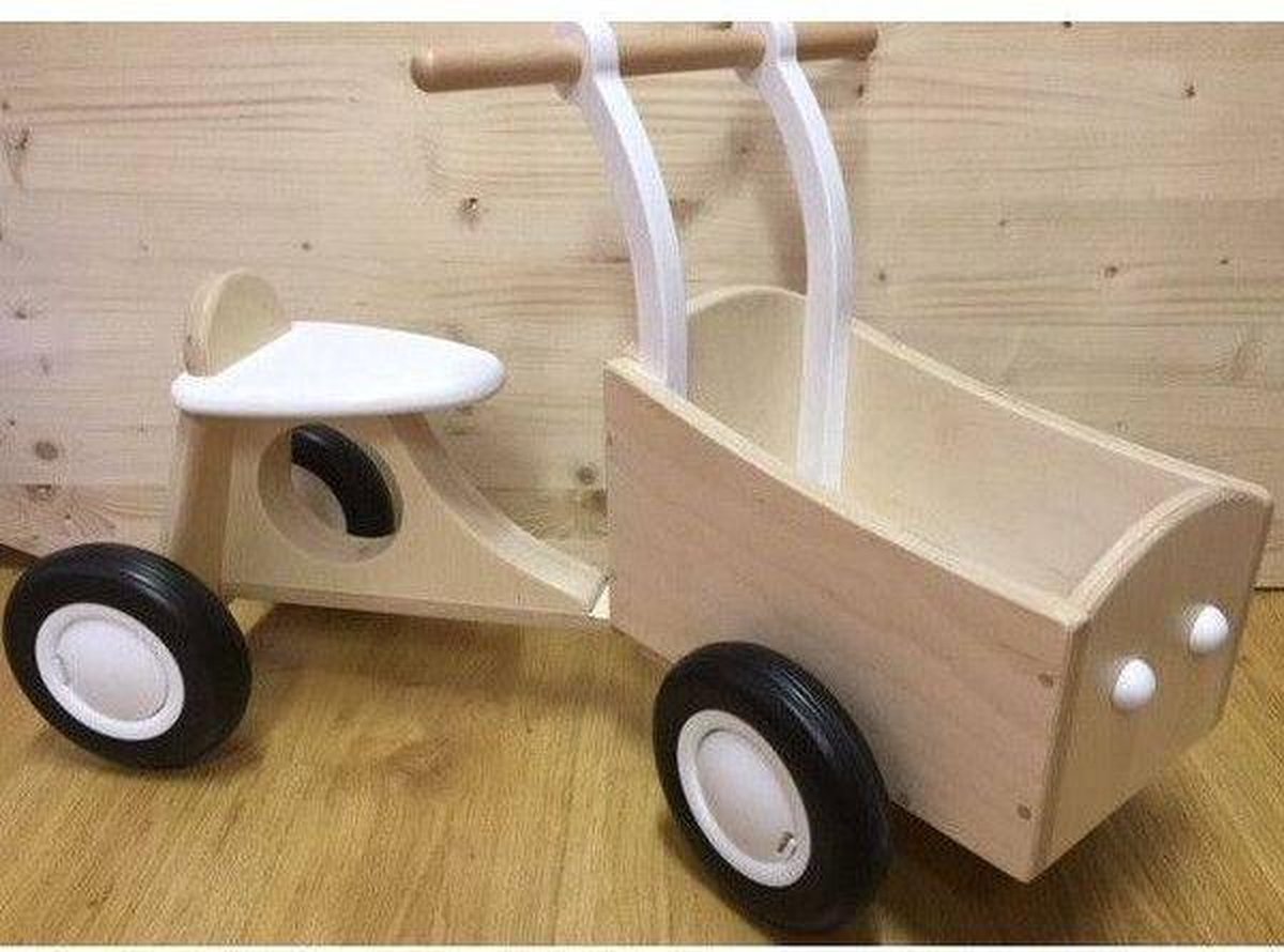 Van Dijk Toys Loop-bakfiets Loopfiets Met 4 Wielen Junior - Blauw
