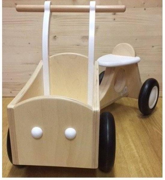 Van Dijk Toys Loop-bakfiets Loopfiets Met 4 Wielen Junior - Blauw