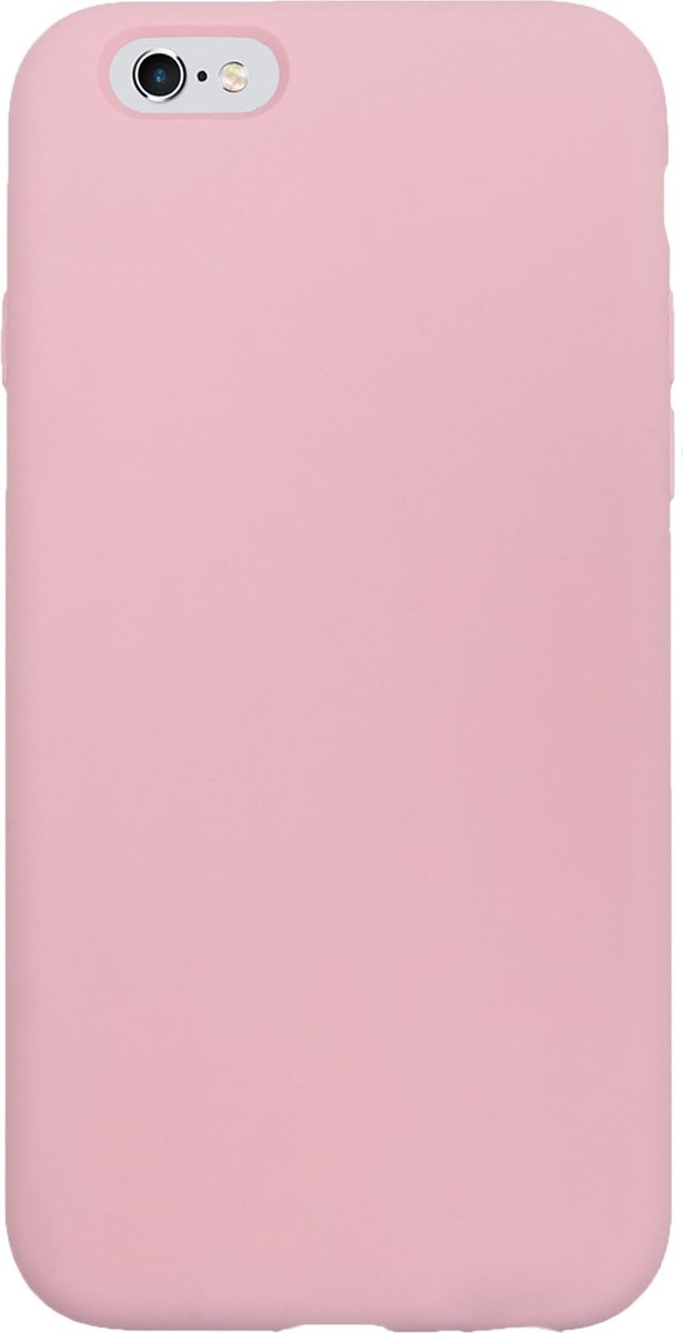 Bmax Liquid Silicone Case Hoesje Voor Iphone 6/6s Plus - Pink/licht - Roze